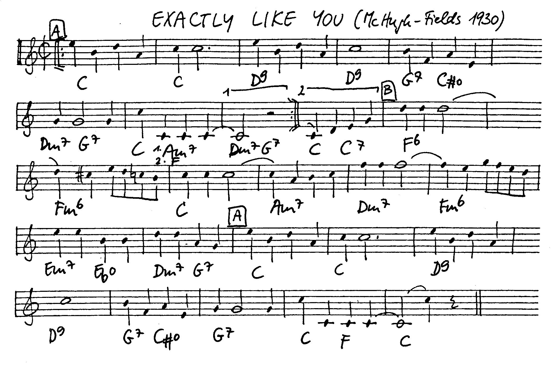 exactly like you leadsheet – book us for your next 20s or gatsby event